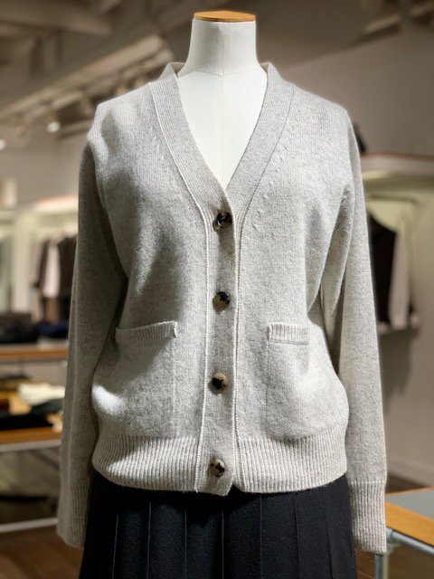 TWISTED CASHMERE WOOL CARDIGAN - SELECT EYE COMPANY：セレクトアイ