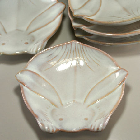 うさぎ皿5客揃】萩焼窯元泉流山オンラインショップ