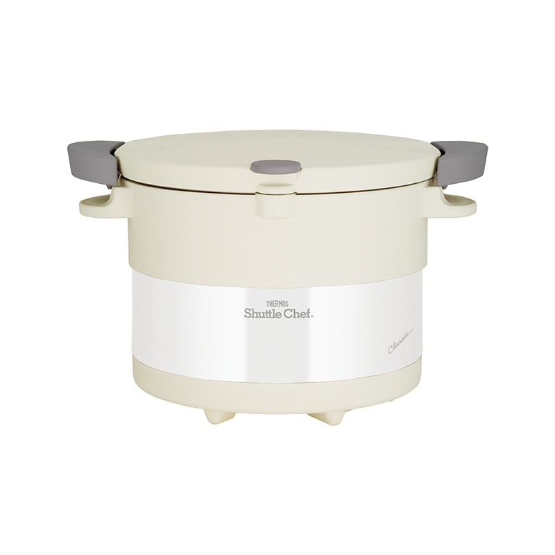 公式通販】真空保温調理器シャトルシェフ KBC-3001 オールホワイト(ALW