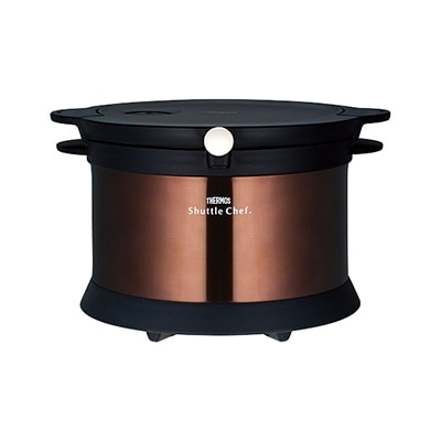 公式通販】真空保温調理器シャトルシェフ KPX-3501 クリアブラウン(CBW