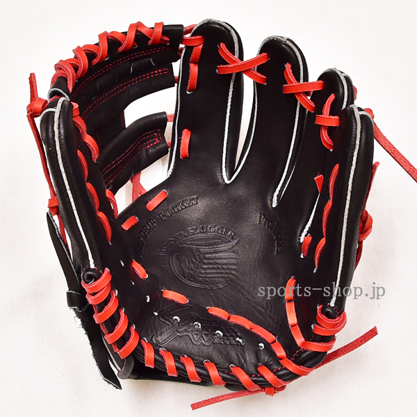 マーゴ 軟式グローブ 黒 赤 マエハラスポーツ Yahoo!店 - Mago(マーゴ