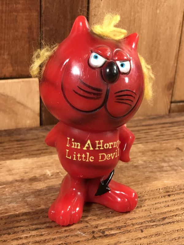 Berries “I'm A Horny Little Devil” Cat Message Doll デビルキャット