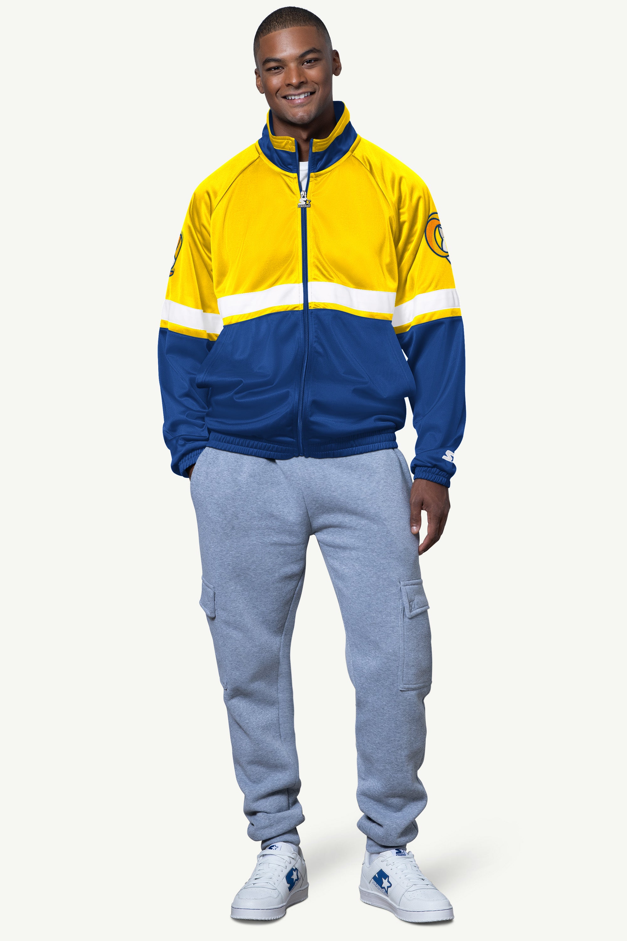 Mens Los Angeles Rams Veteran Track Jacket | NFL | Starter