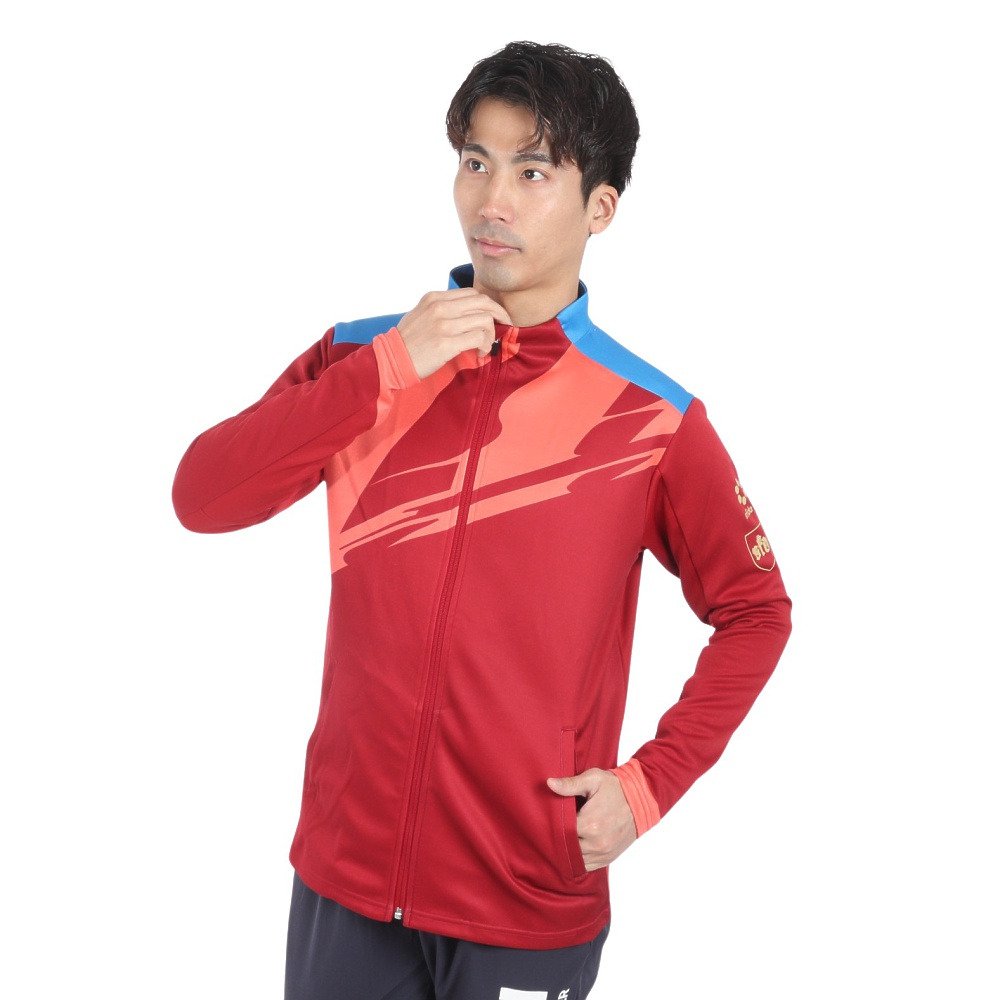 KDDI NIESHA ピステ・ウィンドブレーカー 赤 2026年最新】サッカー