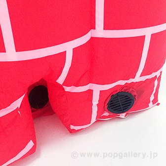 ムービングエアブロー エントツサンタ（高さ：180cm ）: 季節装飾