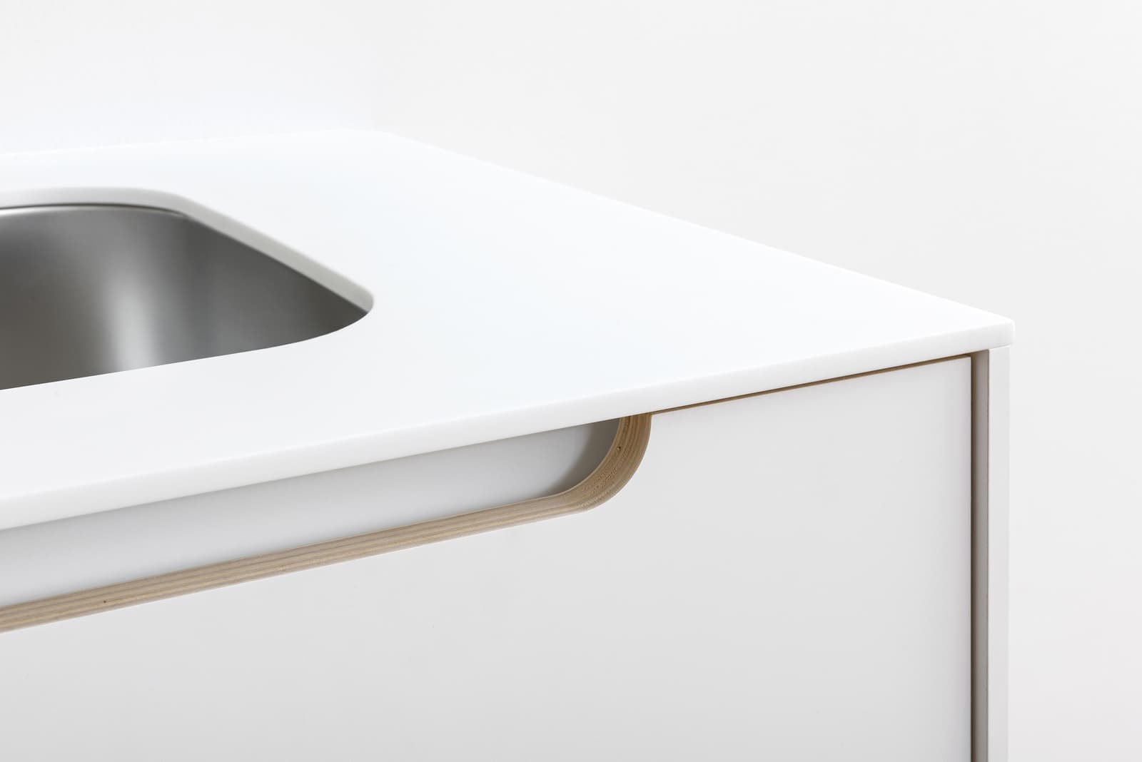 キャビネットキッチン ホワイト W1500 | KB-KC020-01-G183 | キッチン