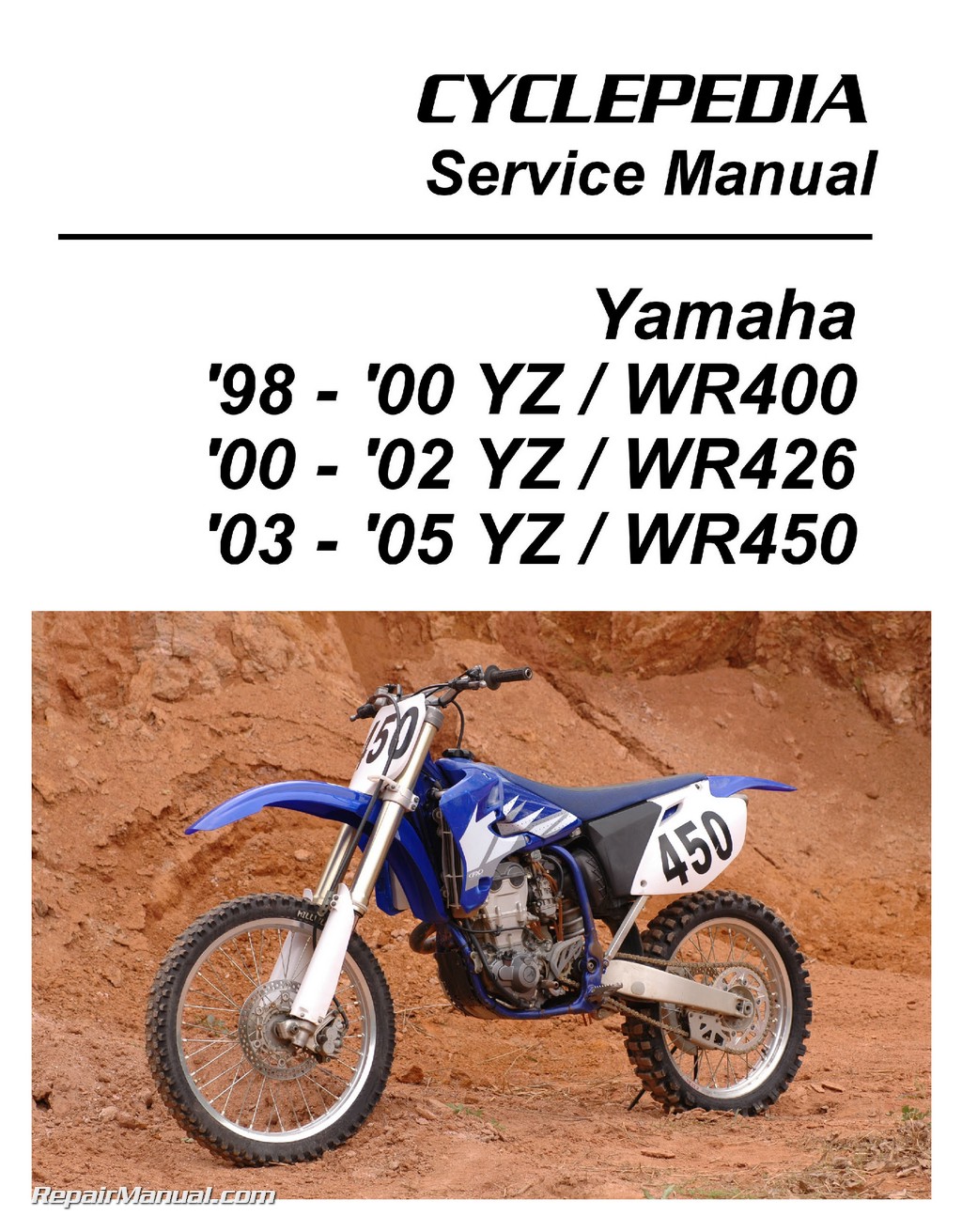 Yamaha YZ WR 400 426 450F Service Manual