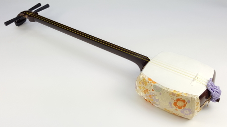 地唄三味線 中棹 東さわり 地唄 ジャンク 地唄三味線 中棹 東さわり