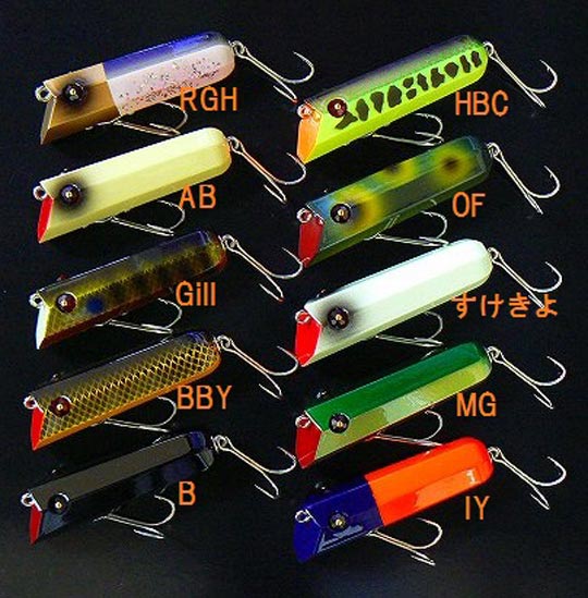 今年最初ののZEALルアーはヘプタゴンアンカニーチャップ3/8と