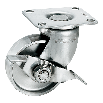 K-1304GS-65-SUS ステンレス プレス自在キャスター | TAKIGEN