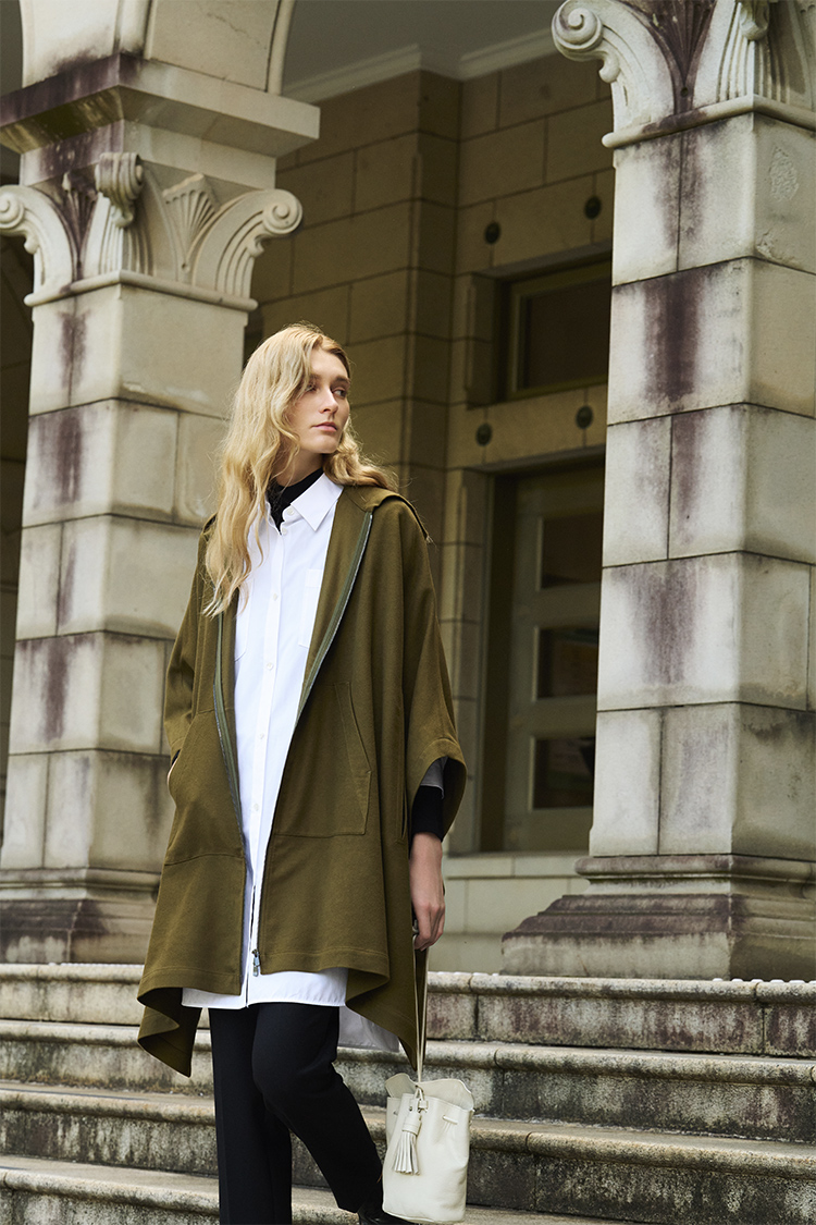 美品 theory luxe モッズコート キルティングライナー フード 38 美品