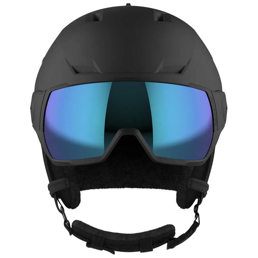 Salomon Pioneer LT Visor バイザー付きヘルメット 黒| Snowinn