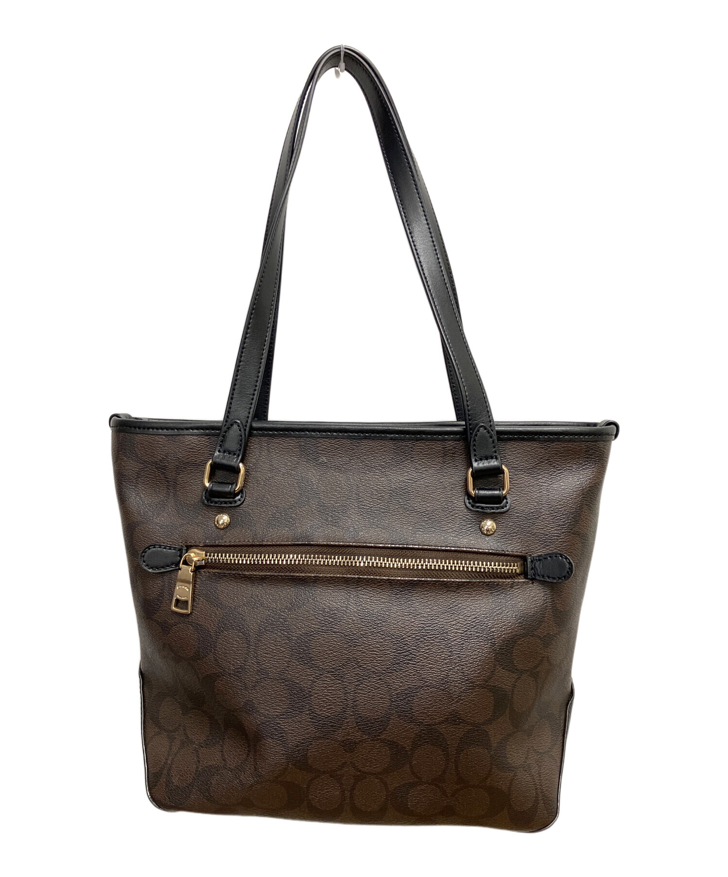中古・古着通販】COACH (コーチ) シグネチャー トートバッグ ブラウン