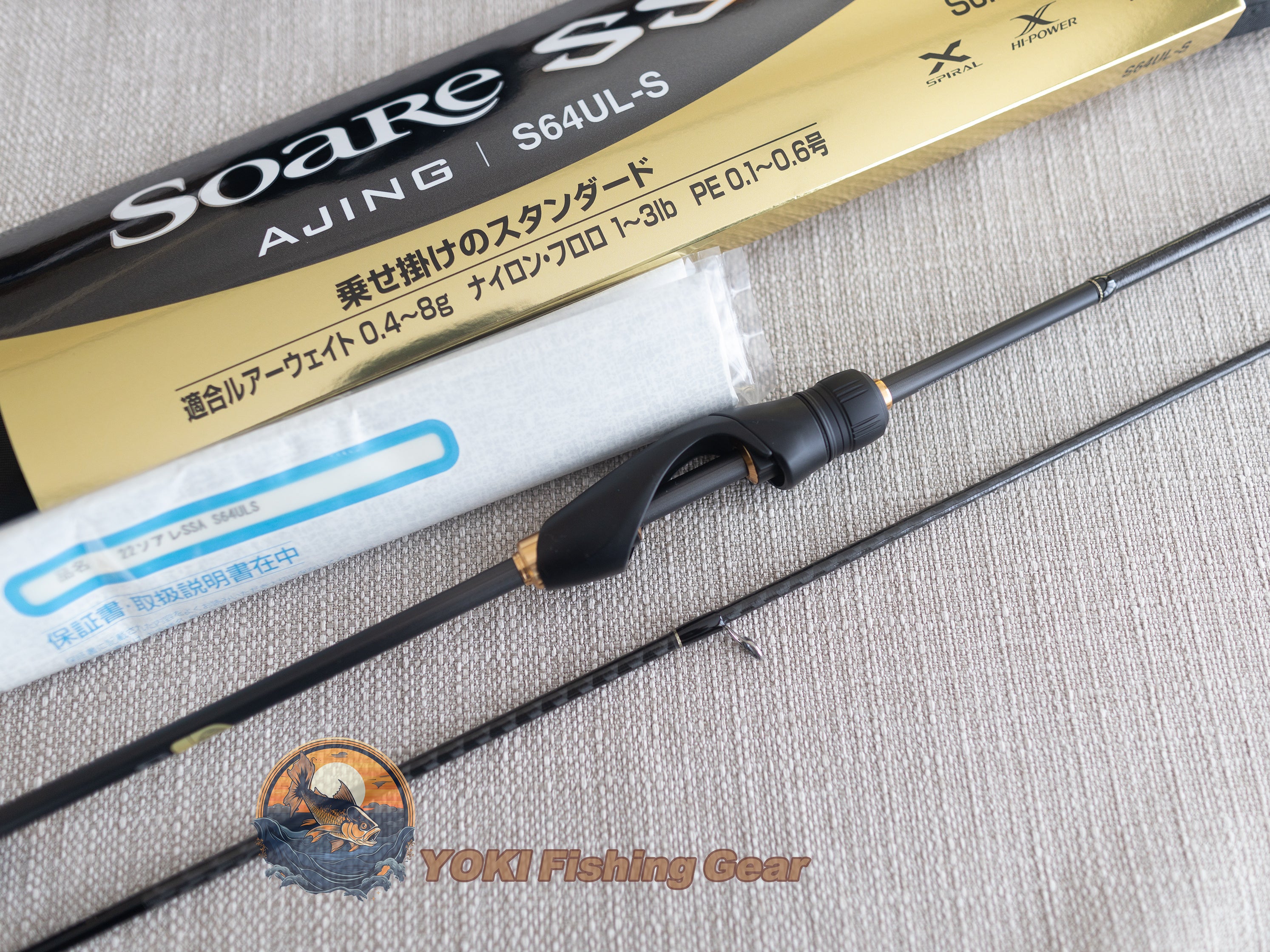 Brand New Shimano 22 SOARE SS AJING S64UL-S Spinning rod – YOKI