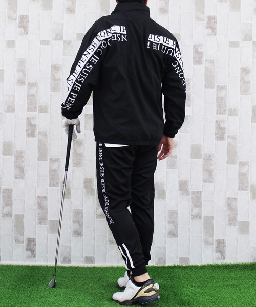TopIsm（トップイズム） ゴルフ ロゴデザインナイロンジャケット