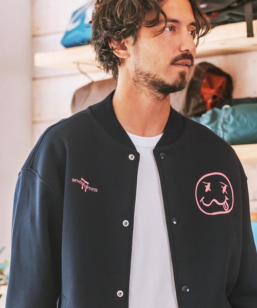 seventy seven スタジャン mj10143- snap jumper ショートジャケット