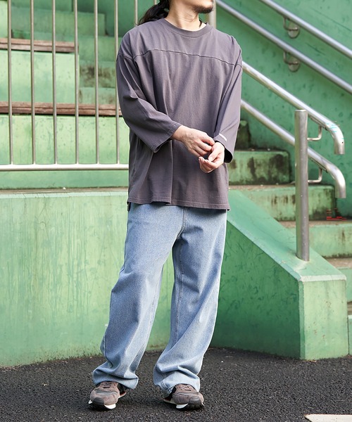 Goodwear（グッドウェア） tシャツ 七分袖フットボールTシャツ メンズ