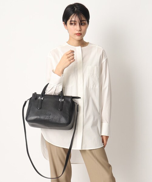 HIROFU（ヒロフ） ハンドバッグ 「ピアーチェ」レザーハンドバッグ M
