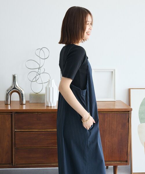 Green Parks（グリーンパークス） ワンピース Vネックキャミワンピース