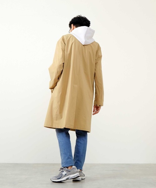 MEN'S MELROSE ステンカラーコート コート MOVE IT ストレッチタフタ