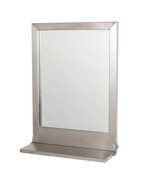 DULTON（ダルトン） 鏡 STAINLESS STEEL FRAME MIRROR WITH BRACKET S