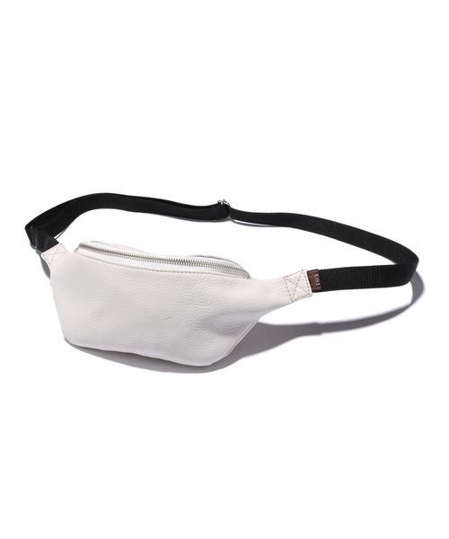 ウエストポーチ 「撥水レザー」ウォータープルーフ ウォッシャブル