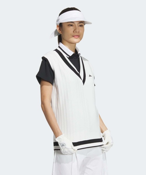 adidas（アディダス） ベスト ジレ マルチパターン Vネックベスト