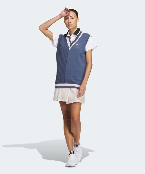 adidas（アディダス） ベスト ジレ マルチパターン Vネックベスト
