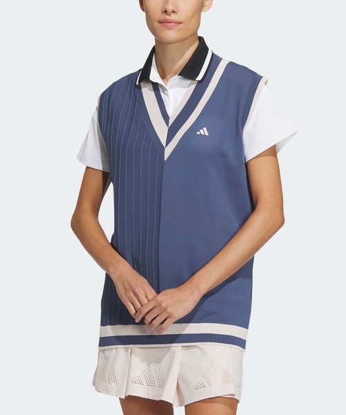 adidas（アディダス） ベスト ジレ マルチパターン Vネックベスト