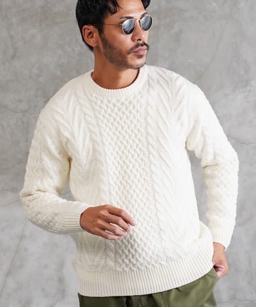 JIGGYS SHOP（ジギーズショップ） セーター ニット ローゲージ クルー