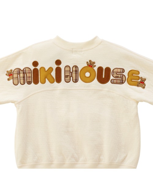 MIKI HOUSE（ミキハウス） トレーナー ミキハウスベア バックロゴ