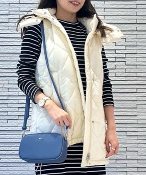 LACOSTE（ラコステ） ダウンベスト ベスト 撥水 ボリュームスタンド