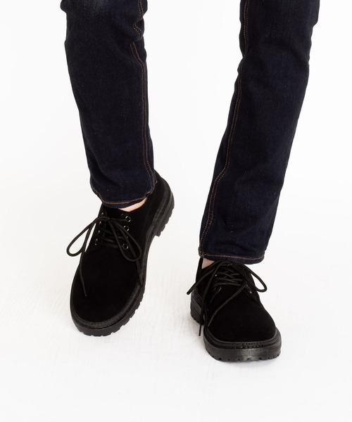 SVEC（シュベック） ビジネスシューズ チャンキーソール 4ホール