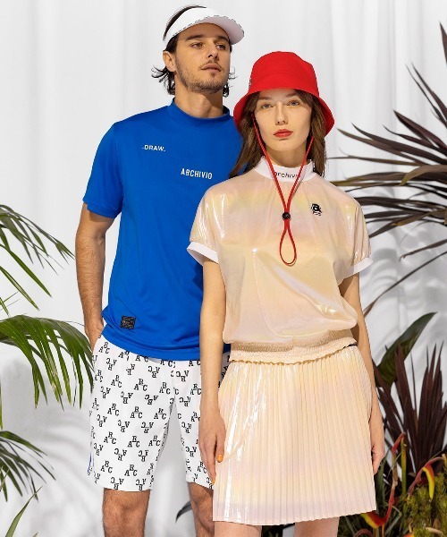 archivio（アルチビオ） スカート 「LADIES」ホログラムプリーツ