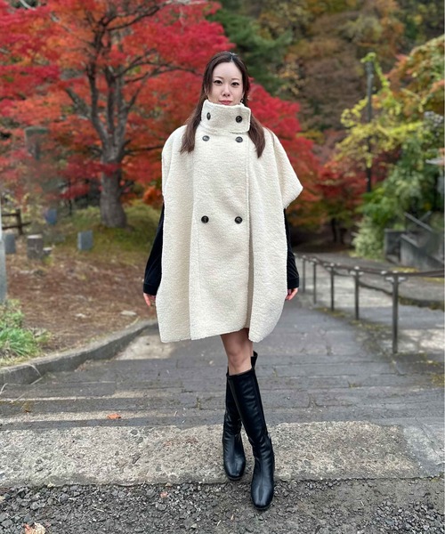 Per sist ence（パーシエンス） ポンチョ リバーシブルフェイク