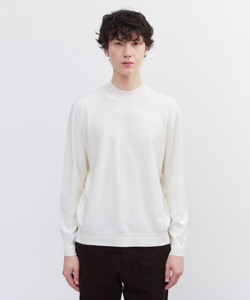 TAKEO KIKUCHI（タケオキクチ） セーター ニット ハイゲージ モック