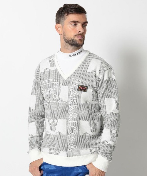 MARK & LONA セーター サイズ48 グレー MARK & LONA セーター サイズ48