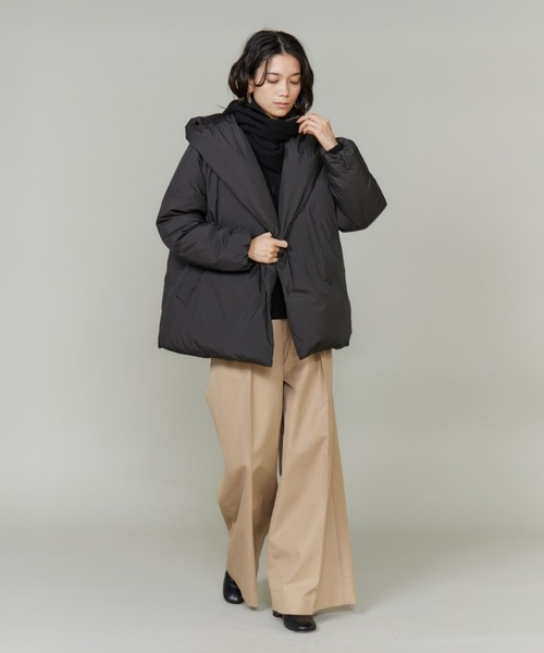 INED（イネド） ダウンコート ダウンジャケット ショールカラーフード