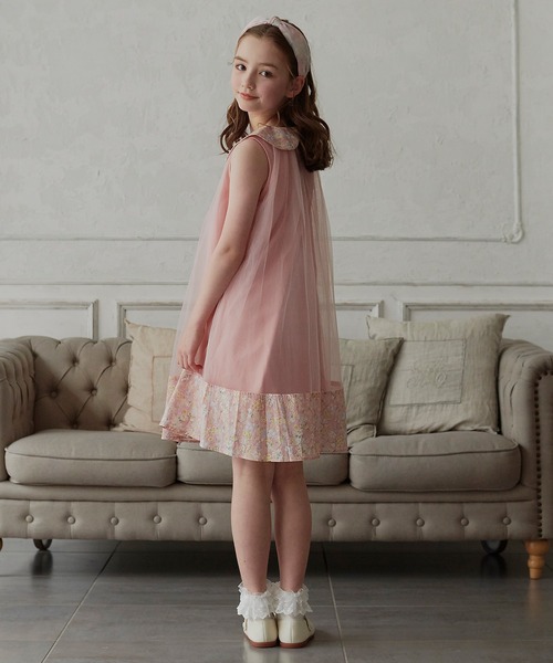 DRESCCO（ドレスコ） ワンピース フラワーカラー＆ヘムピンクチュール