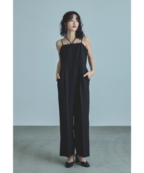 niana（ニアナ） パンツドレス ダブルクロスオールインワンドレス