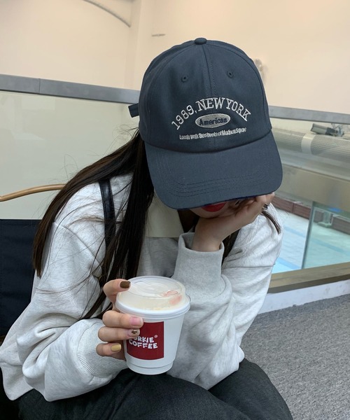 キャップ 帽子 ロゴ刺繍 ベースボールキャップ レディース : ZOZOTOWN