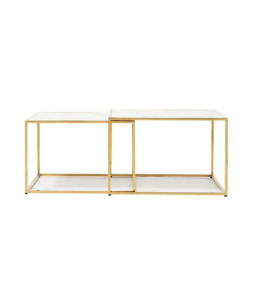 Francfranc（フランフラン） 家具 レーヌ ネストテーブル L マーブル