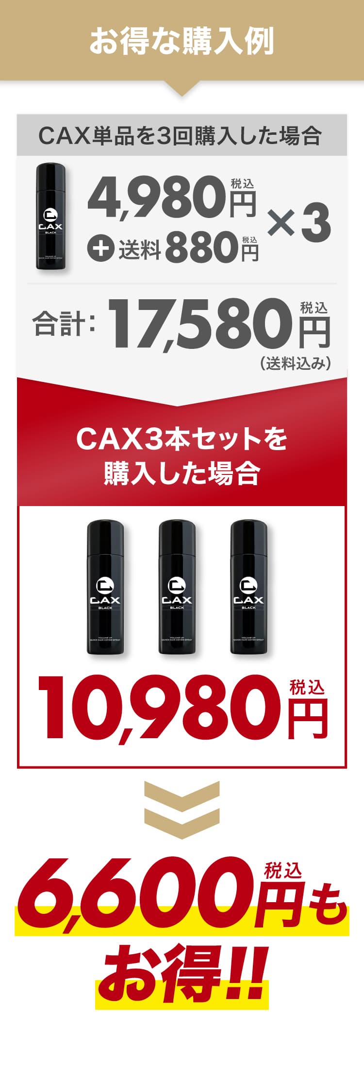 公式】ハゲ隠し・薄毛隠しスプレーはCAX(カックス)。わずか5秒のハイ