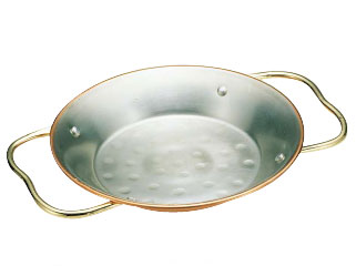 パエリア鍋（アルミニウム・銅・木台） 通信販売【ジークスドットコム】