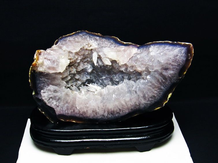 4.6Kgメノウ 原石 カルサイト共生[T640-2214]