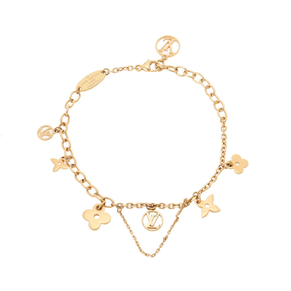 ルイヴィトンブラスレ ブルーミング モノグラム/LVサークル ゴールド