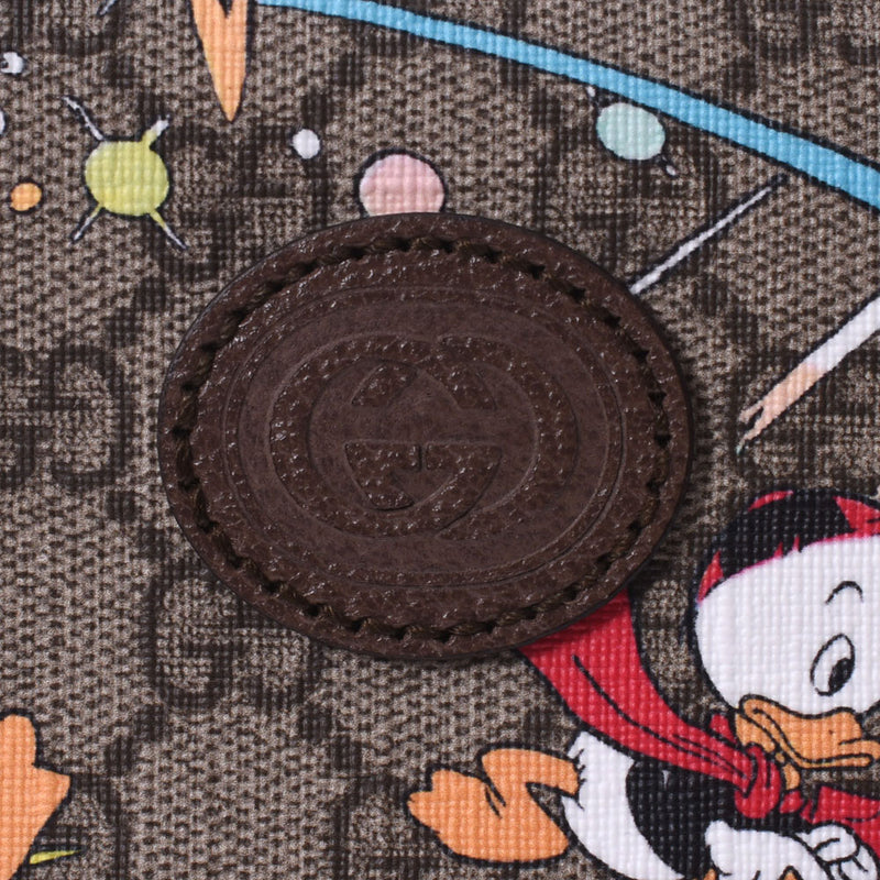 グッチベルトバッグ ディズニーコラボ ドナルド 茶 ユニセックス GG