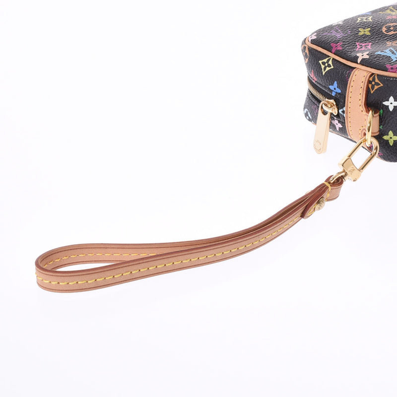 ルイヴィトンワピティ 14144 黒 レディース モノグラムマルチカラー