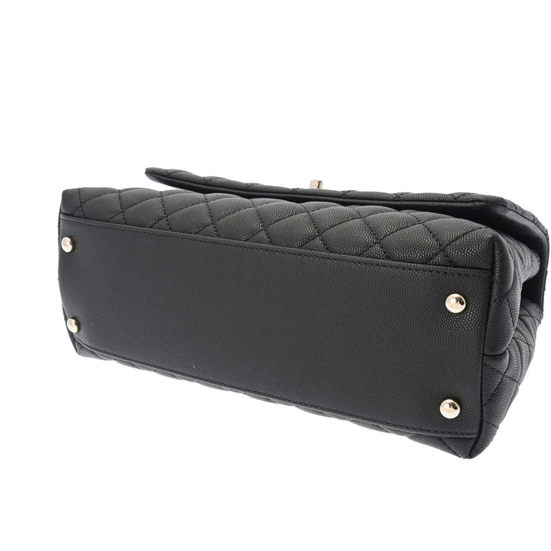 シャネルココハンドル 29 42976 ブラック シャンパンゴールド金具