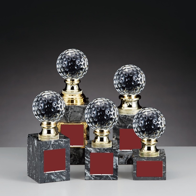 光学ガラスクリスタルトロフィー ゴルフ記念品 VC-4735 | スポーツで